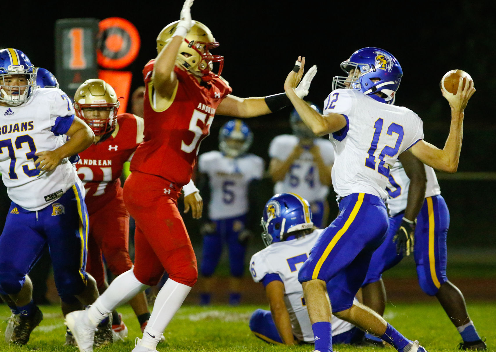 Highland at Andrean football